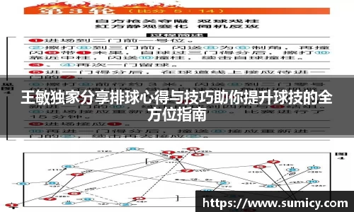 王敏独家分享排球心得与技巧助你提升球技的全方位指南
